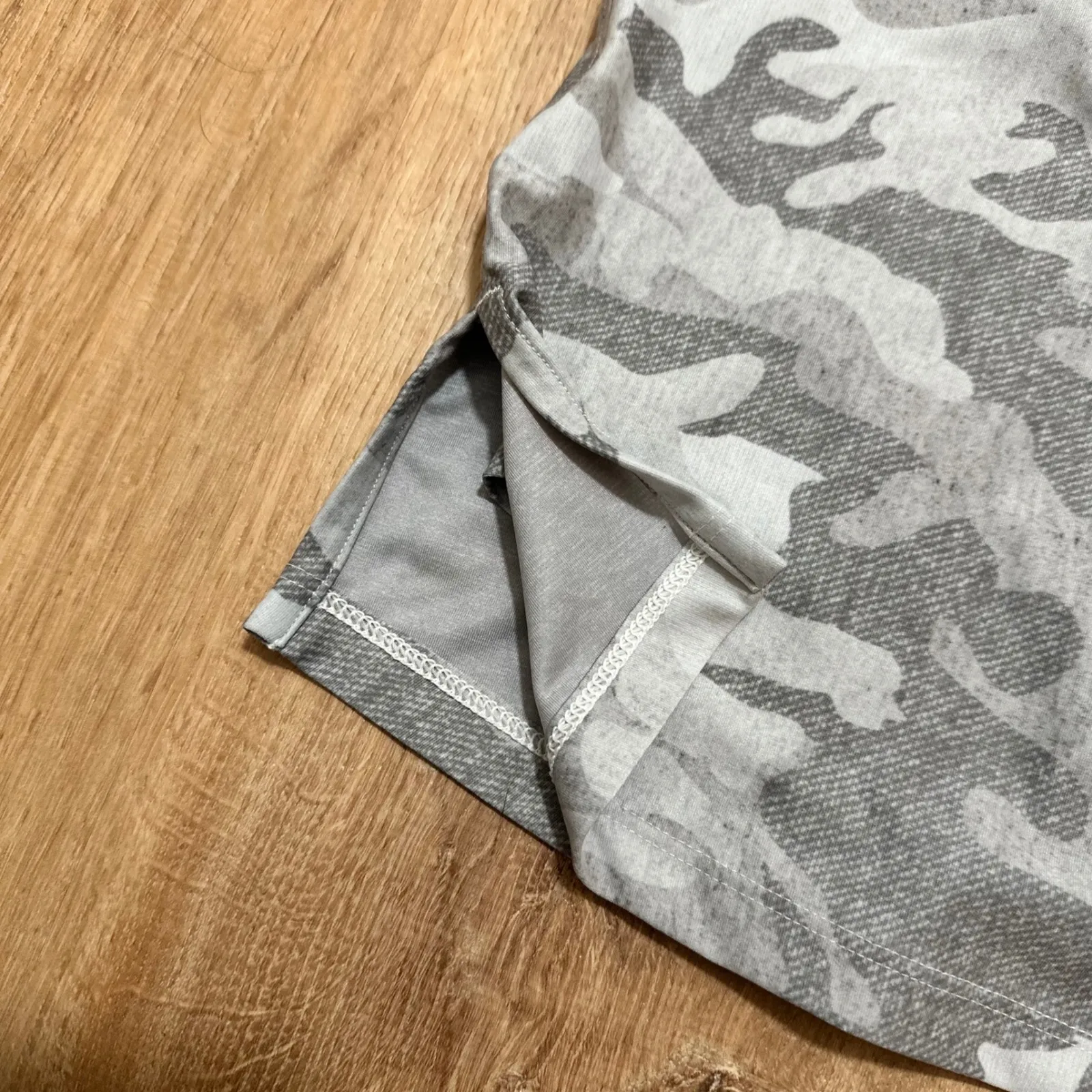 Wear It To Heart | WITH | Camo Athletic Athleisure Workout Tennis Golf Skort, M Gray Size M - Image 3