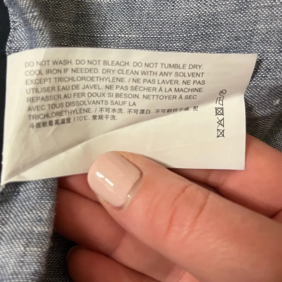 Theory Blue Relaxed Pull-On Drawstring Pant Size Small - Image 7