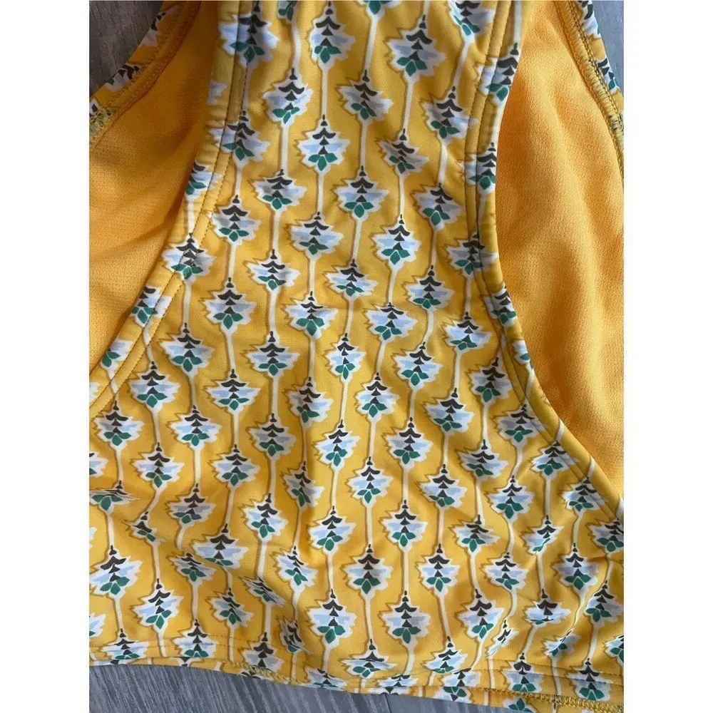 NWT Rhode low rise cheeky yellow patterned bikini bottom Size XXL - Image 4