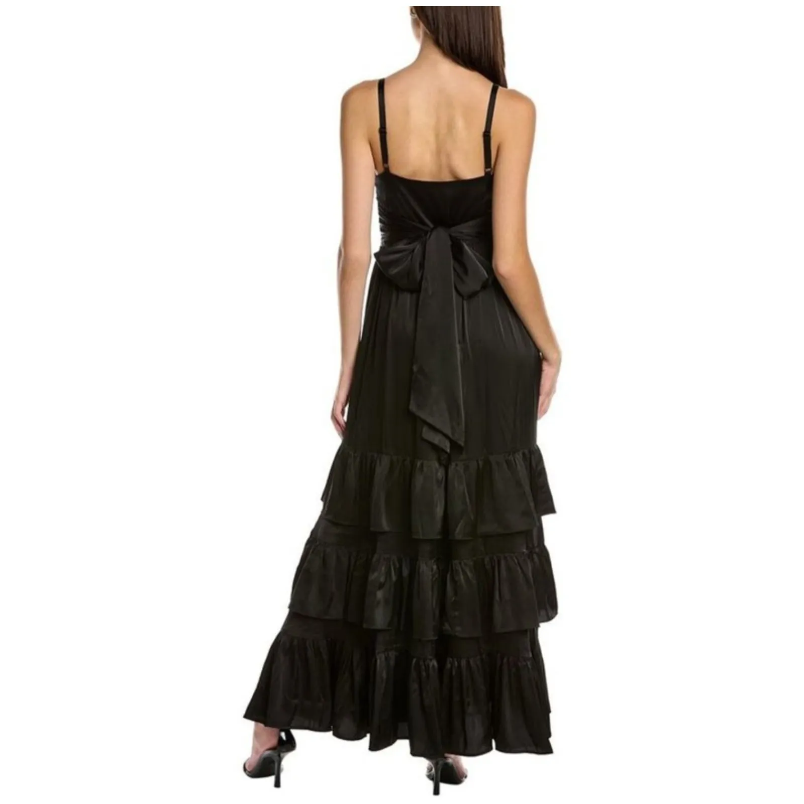 Hutch Women's Maxi Dress Livia Tiered Ruffled Party Dress Zip Closure Size 0 - Image 15