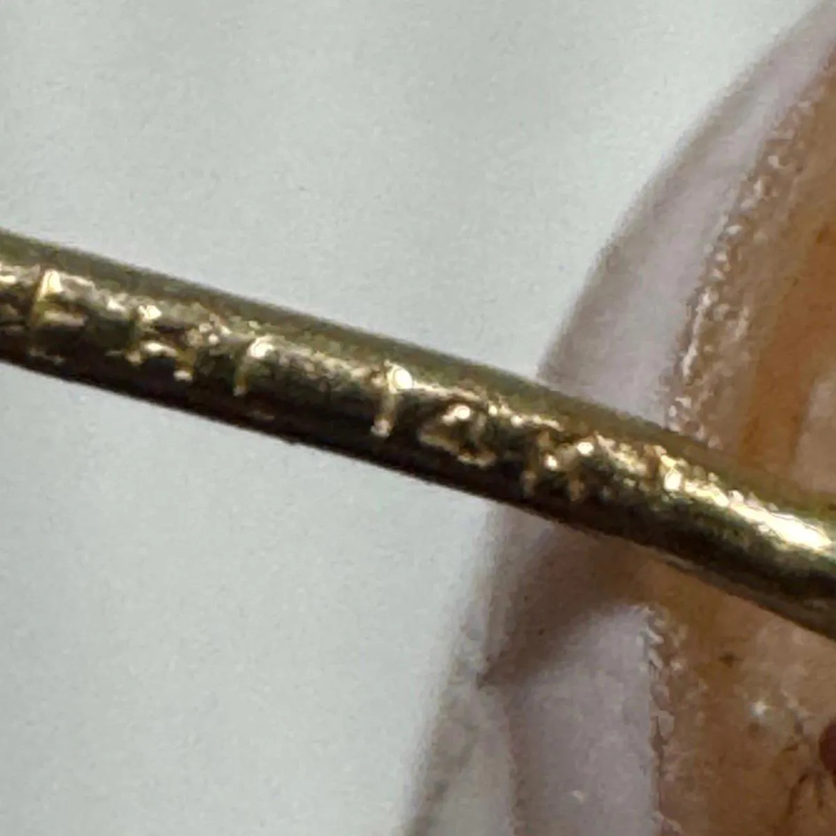 14k solid gold round cut moissanite studs - Image 3