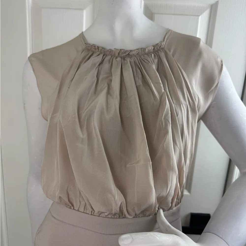 Trina Turk Women's Light Pink Amuse Satin Cocktail mini Dress.  #182 - Image 3