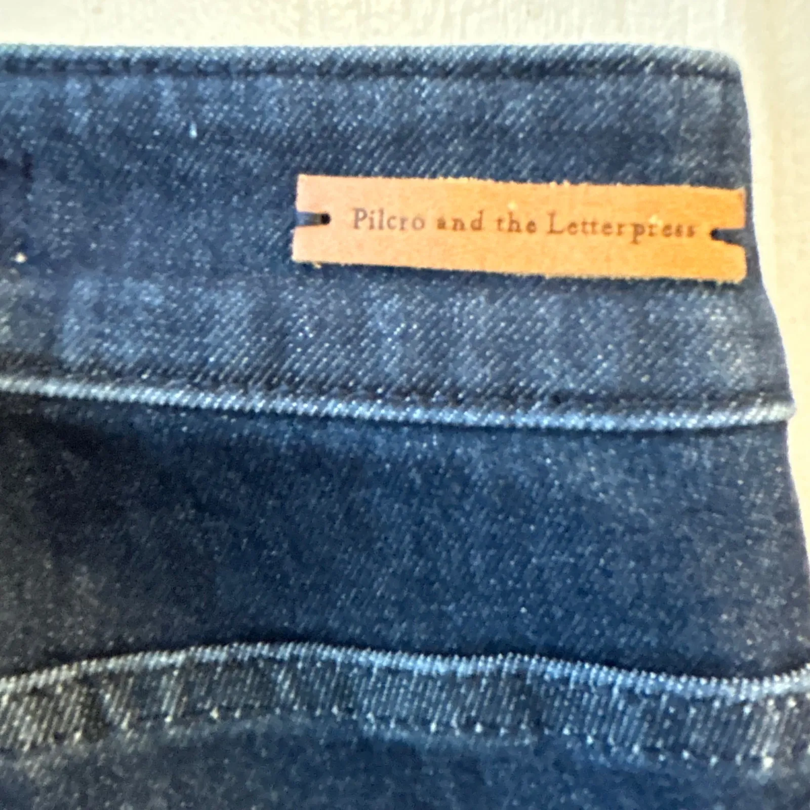 Pilcro by Anthropologie High Rise Denim Legging Jeans Size 28 Dark Wash Stretch Blue - Image 3