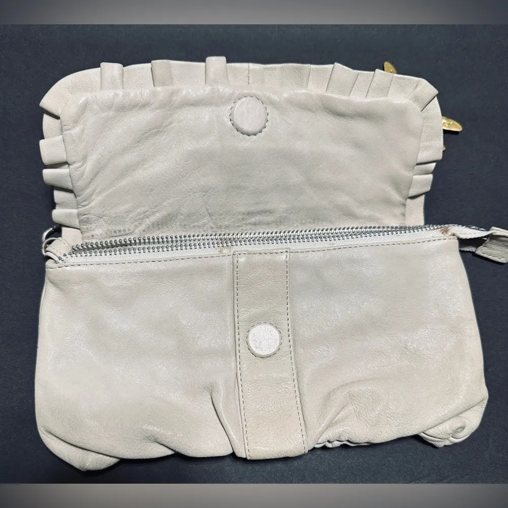 Armani Exchange Black Leather Clutch Purse - Image 2