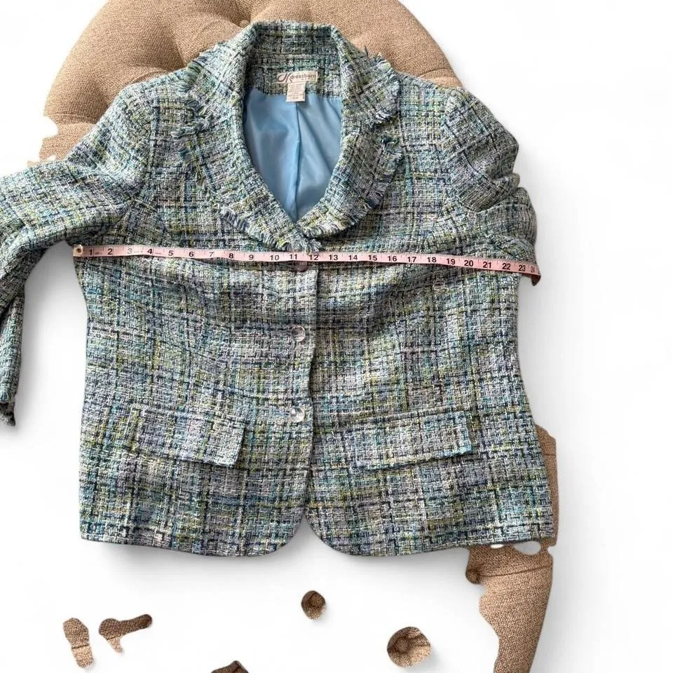 Vintage‎ Boucle Blazer - Image 7