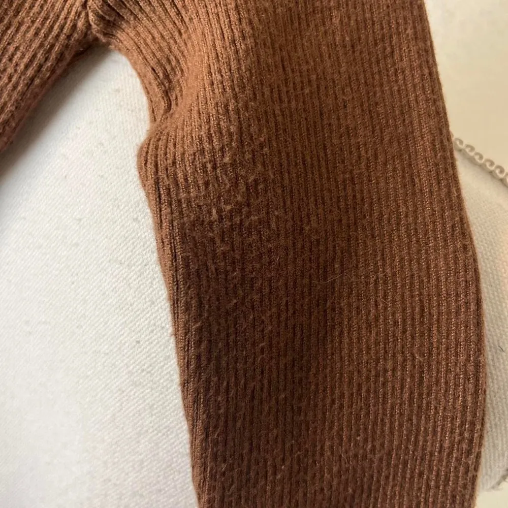 White Fox Boutique White Fox Brown Ribbed Long Sleeve - Image 6