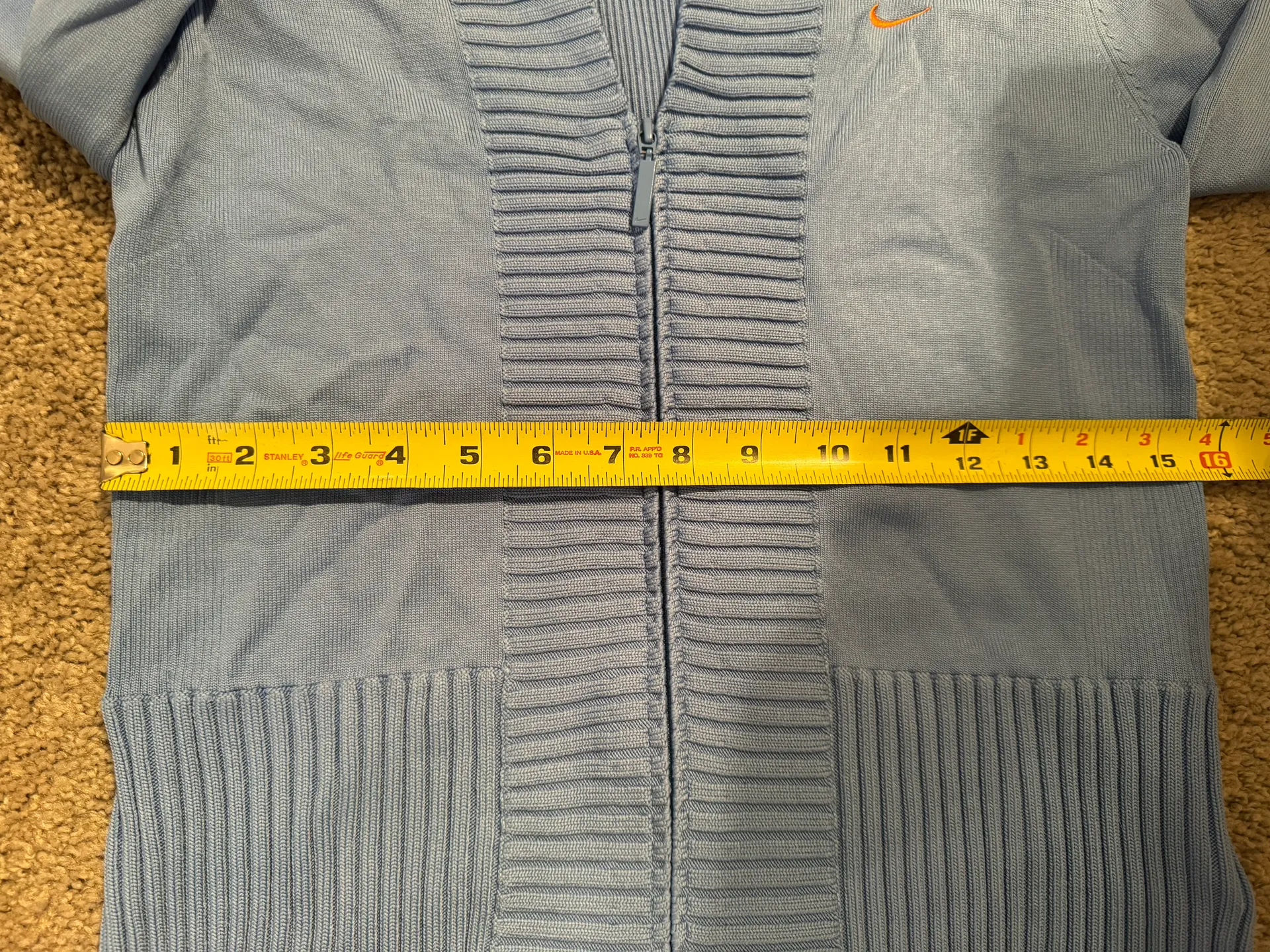 Blue V- neck sweater Size M - Image 6