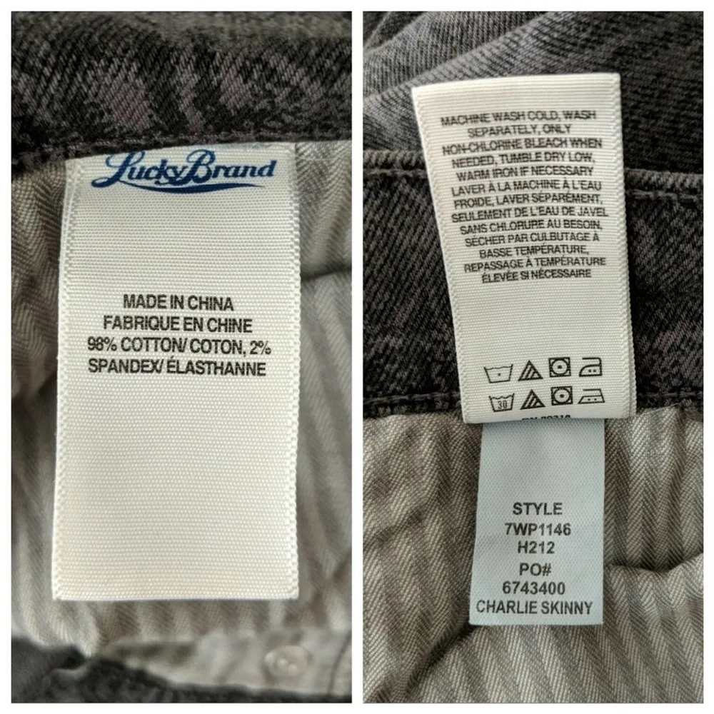 Lucky Brand Charlie Skinny Jeans - Sz 12/31 - EUC - Image 8