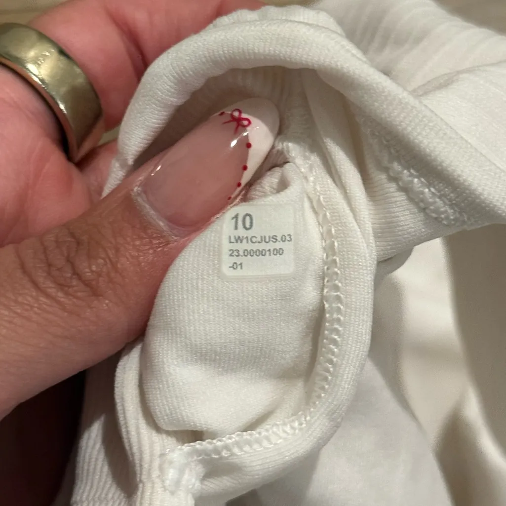 Lululemon Ebb to Street Cropped Racerback Tank Top - Image 6