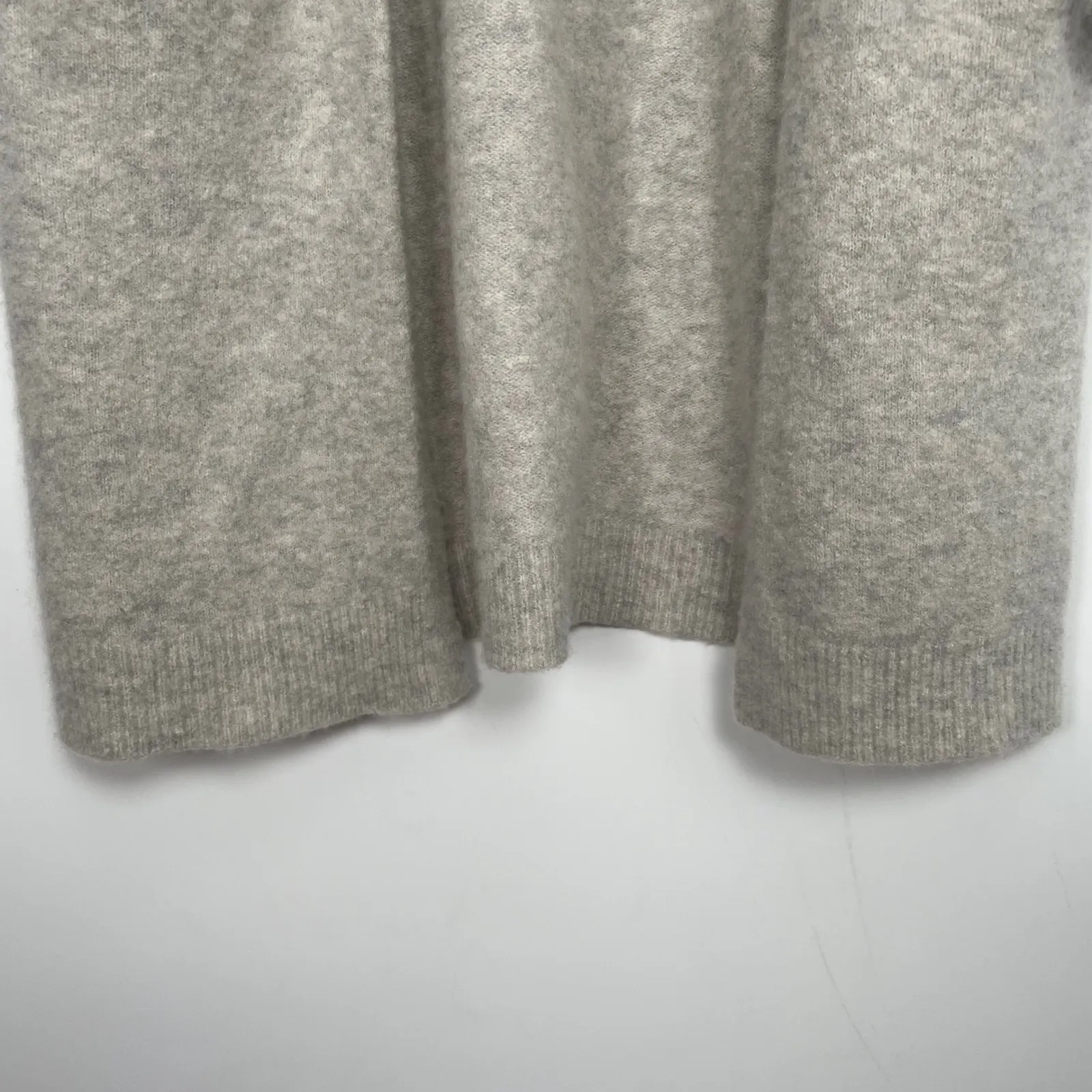 AYR Women's Beige Cashmere  Soft Girl Luxury Duster Cardigan Sweater  Medium - Image 2