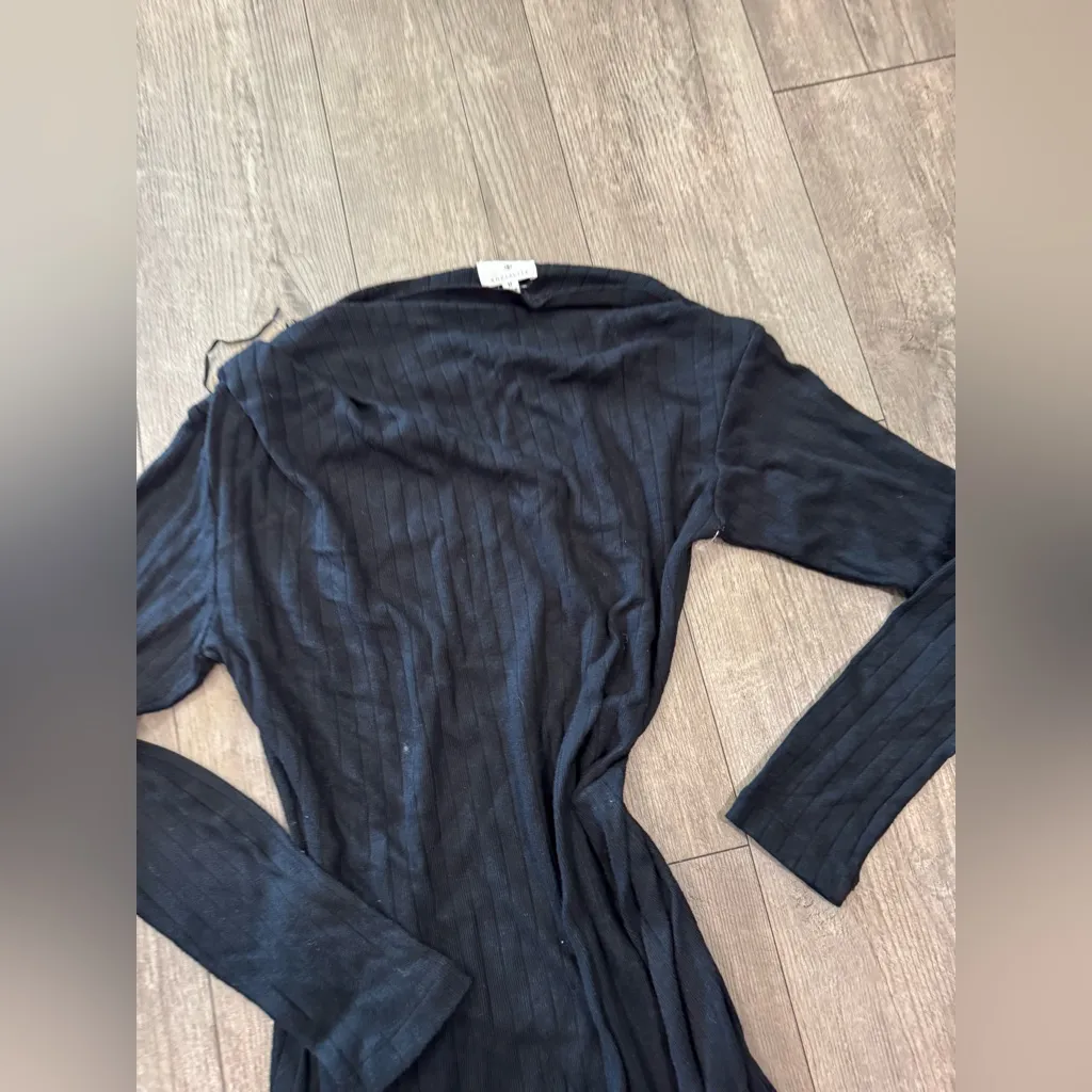 Socialite Black Long Sleeve Dress - Image 4