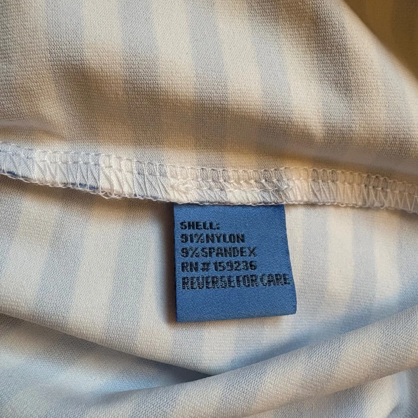 J.McLaughlin Elora Dress in Bangle Stripe Tie Waist‎ Casual Blue White XS - Image 11