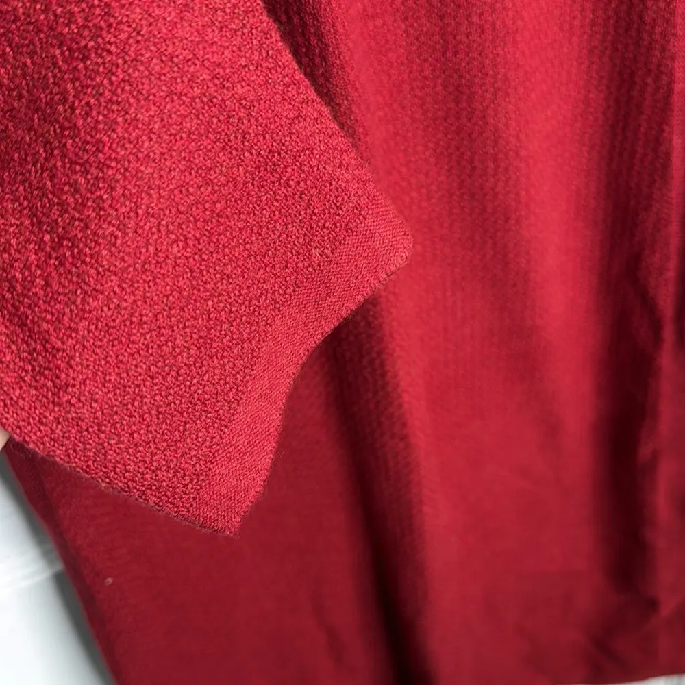 Tommy Bahama Red Pickford Cable Half Zip Knit Dress W1582 Sz S - Image 4