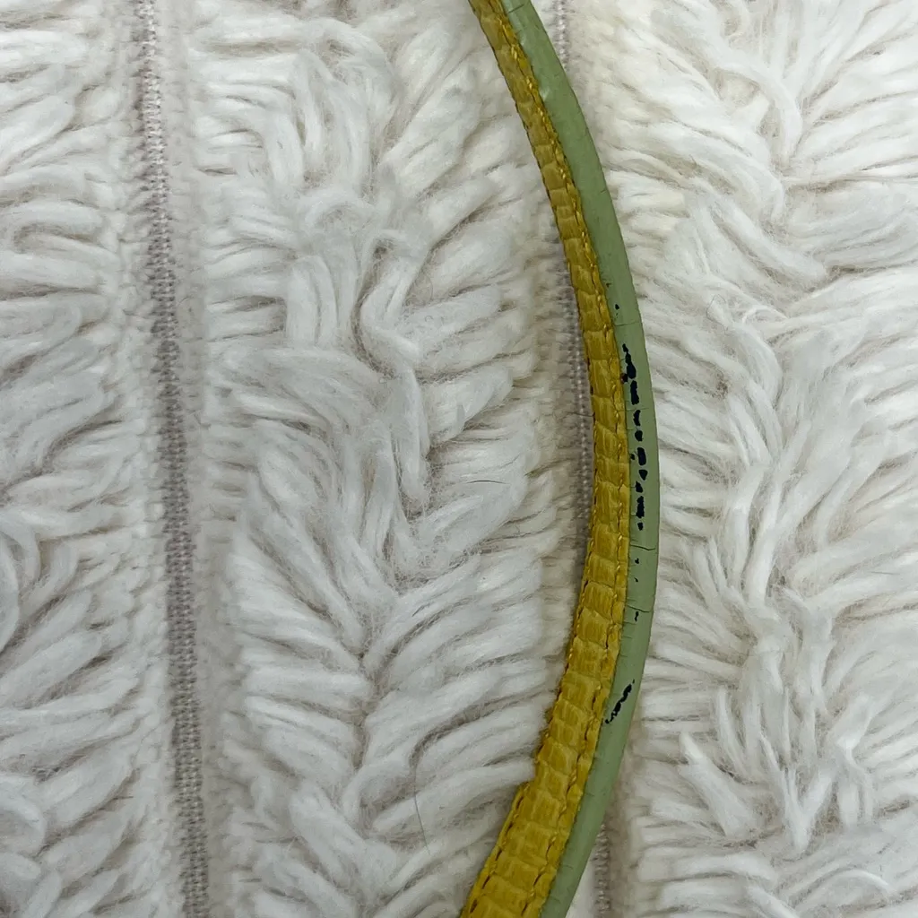 Loewe Vintage Bright Yellow Shoulder Bag AUTHENTIC - Image 10