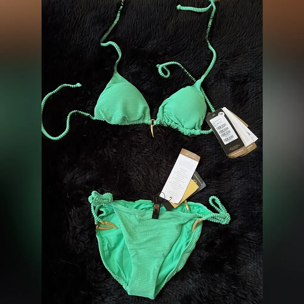 NWT VIX bikini set Green Size M - Image 3