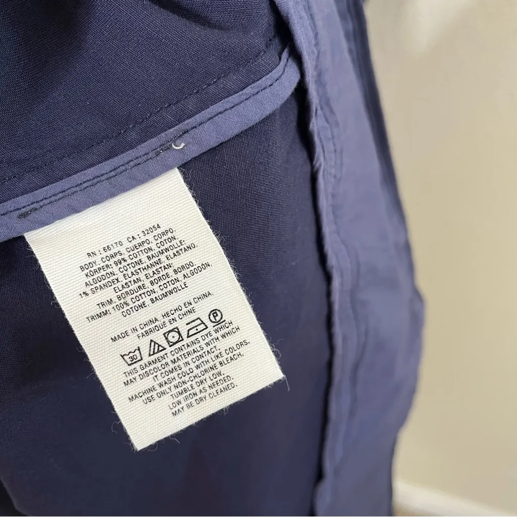 NWT Anthropologie Maeve Navy A-Line Flared Open Back Overall Midi Denim Dress 2P - Image 11