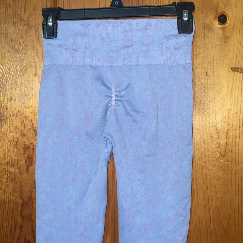 GymShark purple and blue leggings 
ADAPT ANIMAL SEAMLESS size small high waisted - Image 10