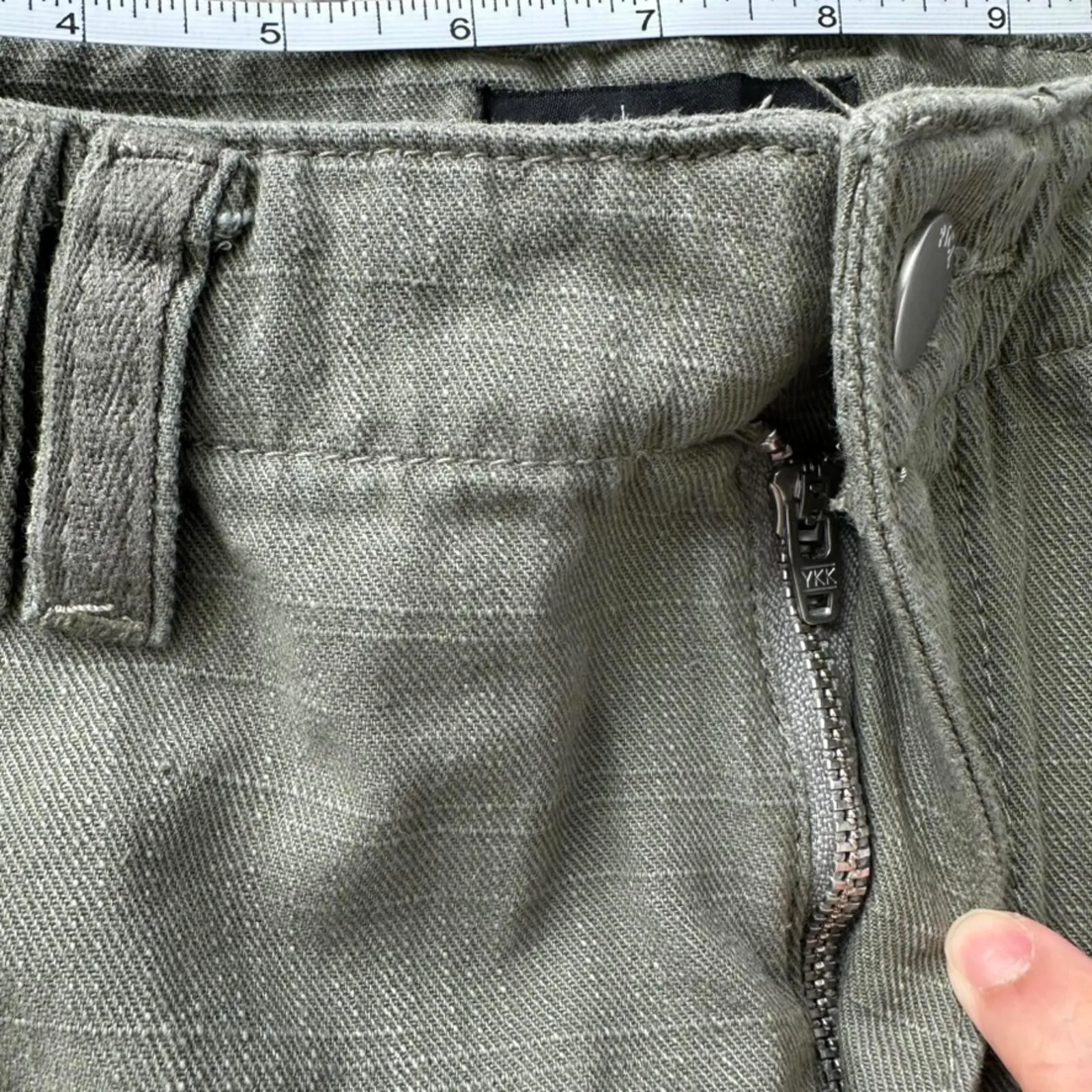 PTCL Cargo Pocket Mini Skort Olive Green Summer Casual Party Festival Size 26 - Image 7