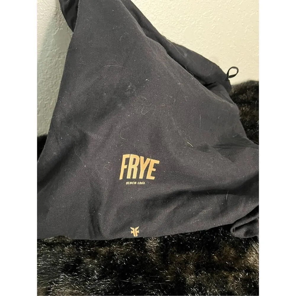 Frye MELISSA Shoulder Bag Cognac Distressed leather purse - Image 2