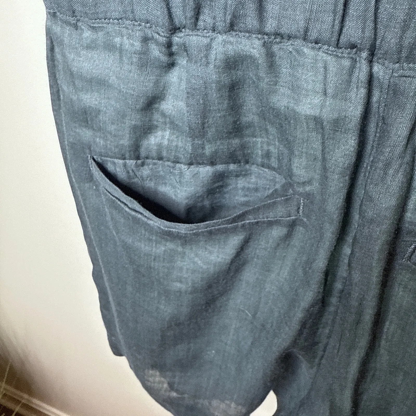 Banana Republic Ramie Slate Romper Size 2 MSRP $168‎ Tie-Front Playsuit Summer - Image 11