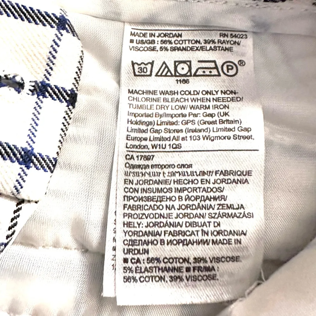 EUC Banana Republic Sloan Windowpane Dress Pants - Image 9