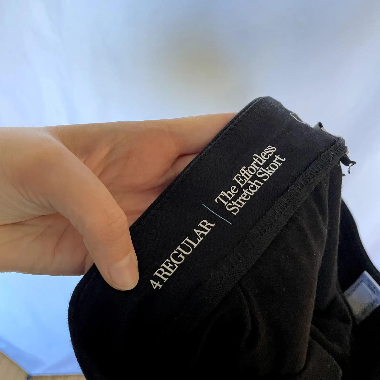 Croft & Barrow the effortless stretch skort black skirt women's 4 reg cotton - Image 6