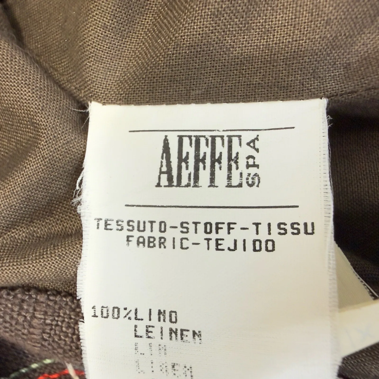 Moschino Cheap and Chic Women’s Blazer Size 6 Linen Stitched Plaid Vintage Boho Brown - Image 12