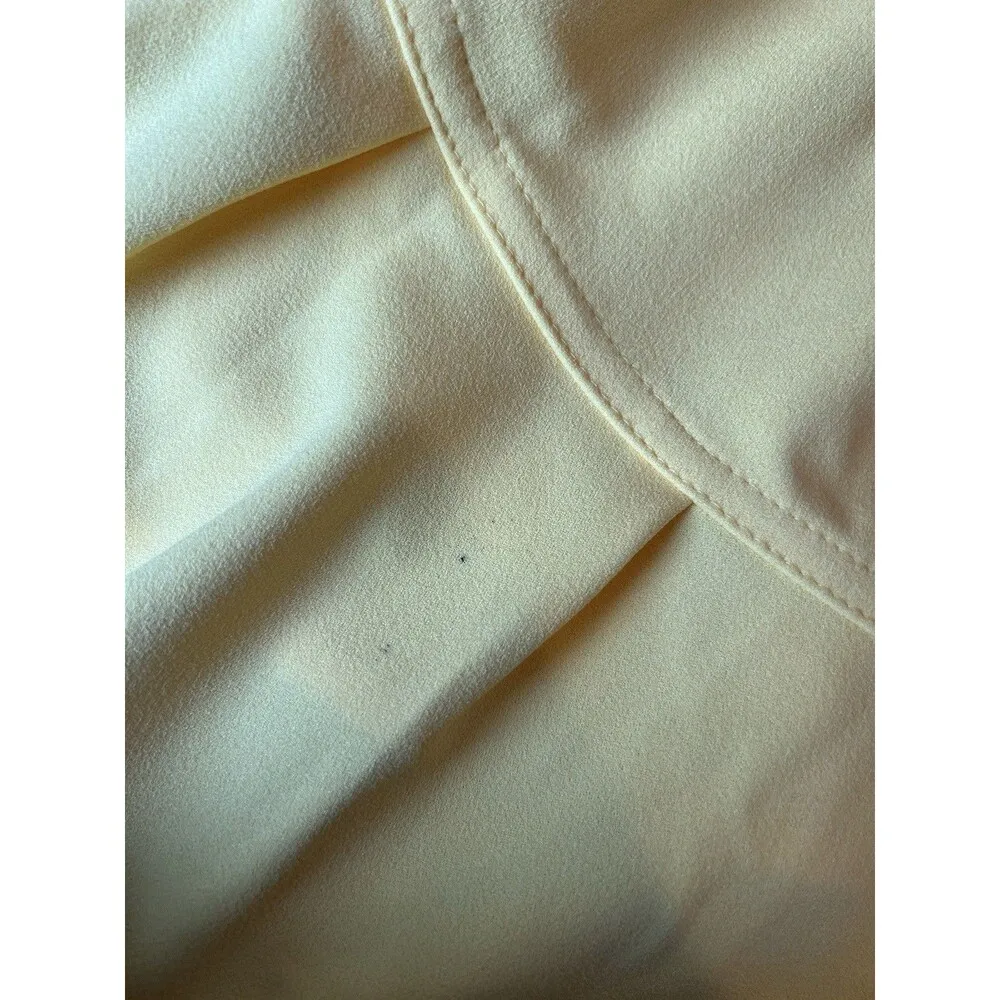 Calvin Klein Size 8 Short Sleeve Belted Ruffle Hem Wrap Mid Length Dress NEW - Image 11