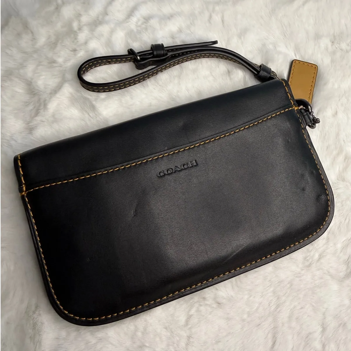 Coach Glovetanned Leather Clutch Wristlet - Image 2