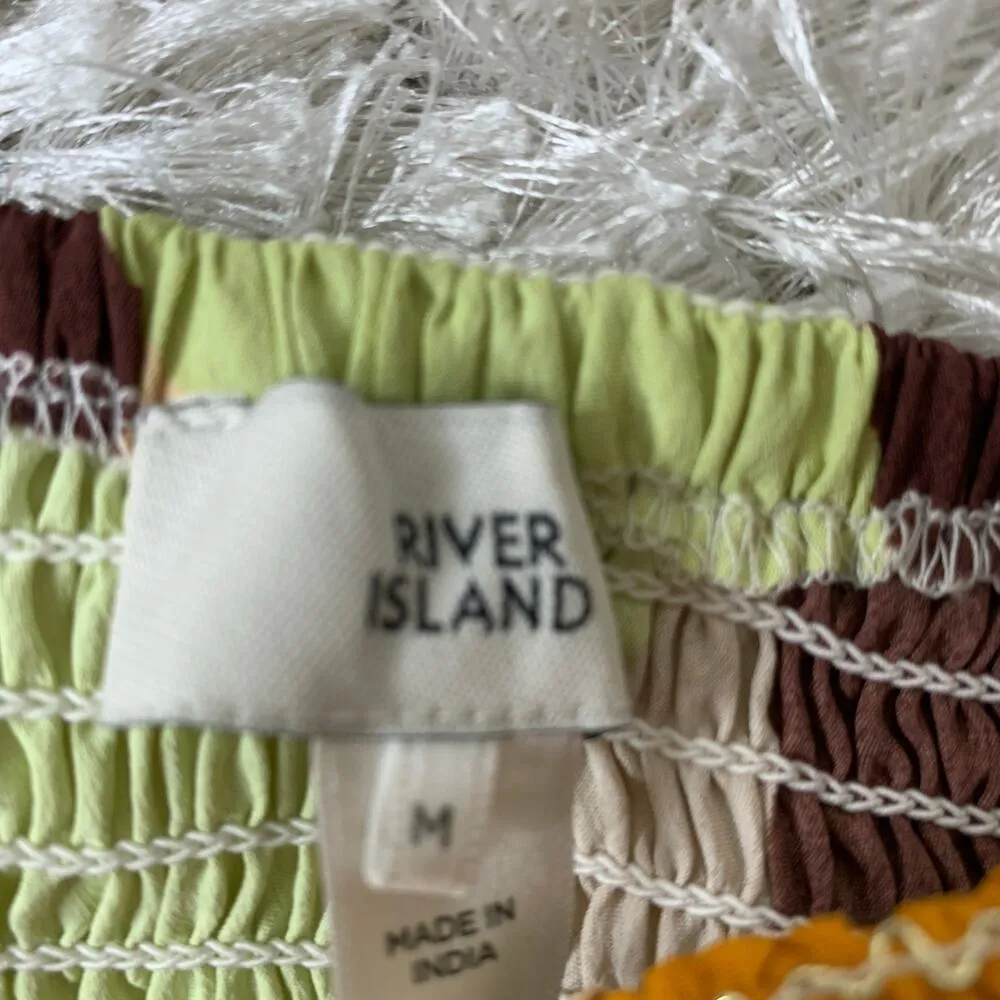 River Island Halter Top Keyhole Opening Sz Medium - Image 7