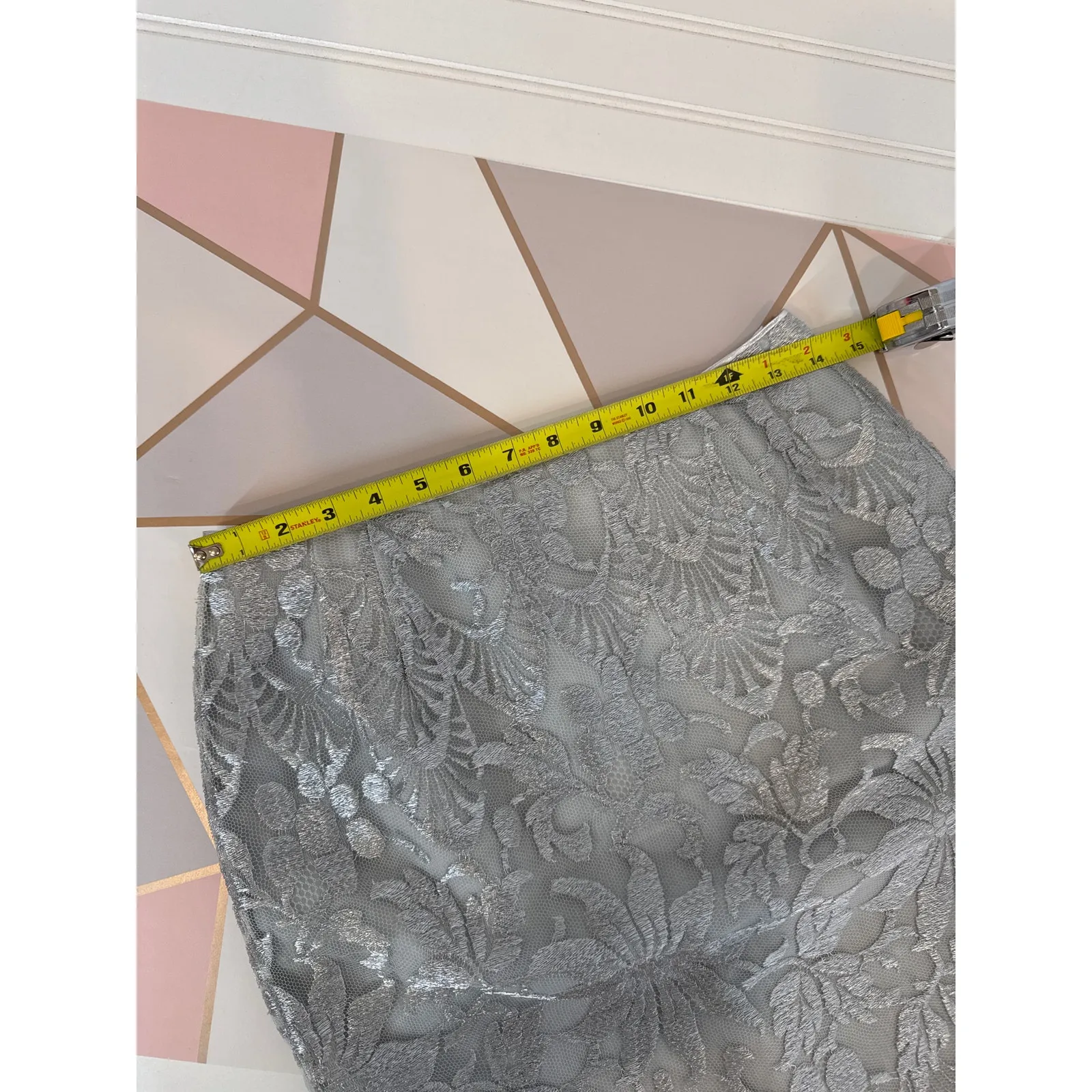 Vintage Mary McFadden Designers Couture Metallic Thread Beaded Set 2 - Image 7