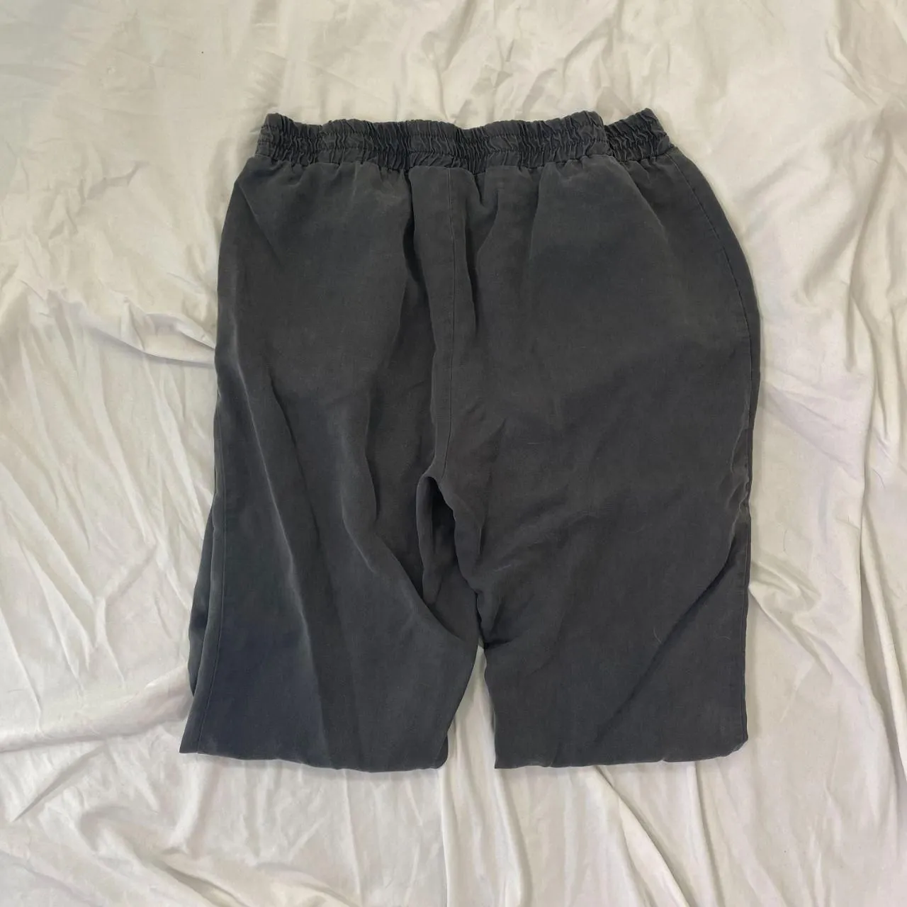 INC Early 2000's Soft Grunge Dark Gray Black Cinched Casual Jogger Pants 12 / L - Image 6