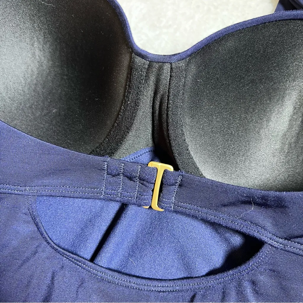 Athleta 36 B/C Navy Aqualuxe Bra Cup 2-Way Tankini - Image 7