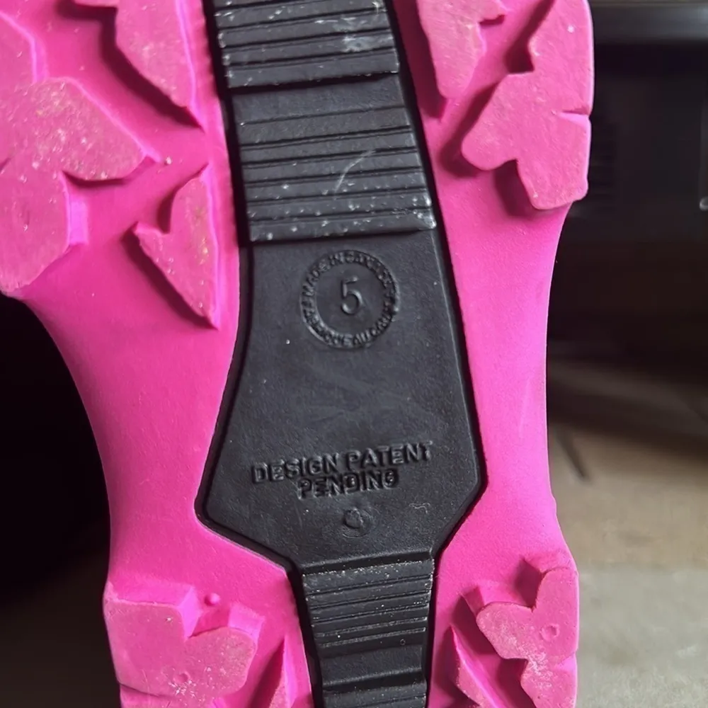 Felt lined rain/winter boots galoshes womens size 5 - Image 7