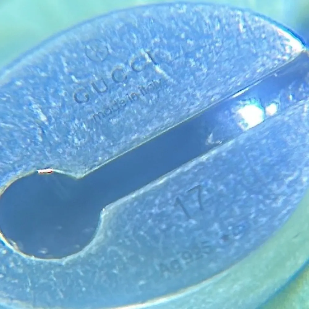 Gucci Interlocking G Boule Chain Bracelet size 17 Ag925 - Image 6