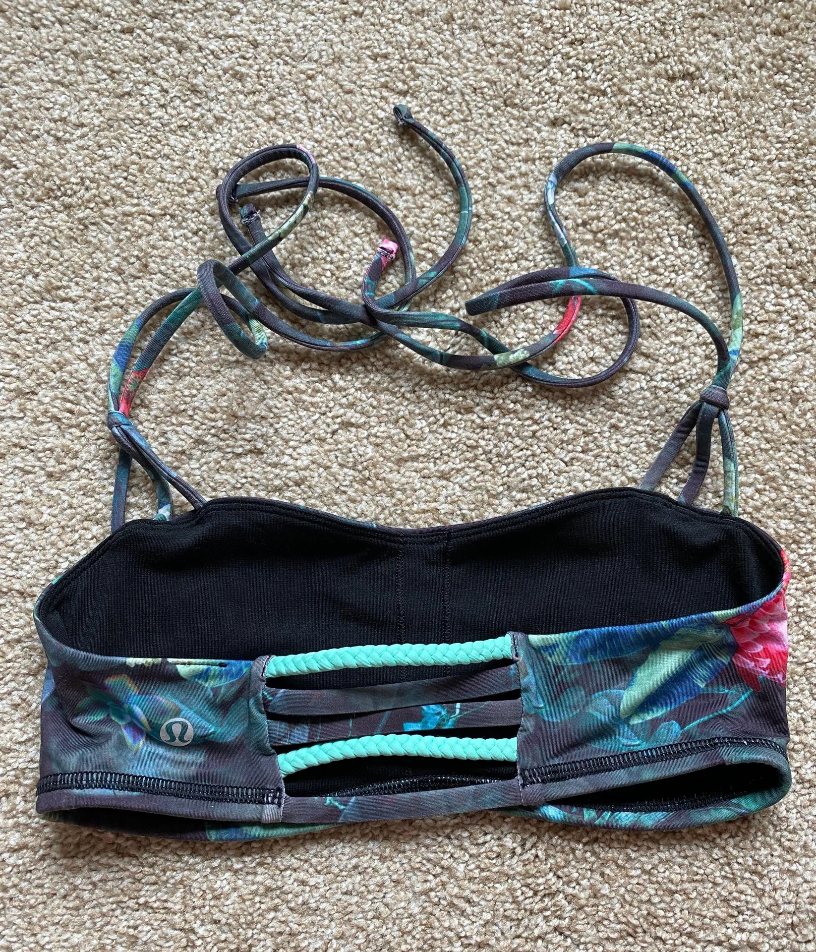 Lululemon Alight Bra In Curious Jungle Multi / Opal - Image 4