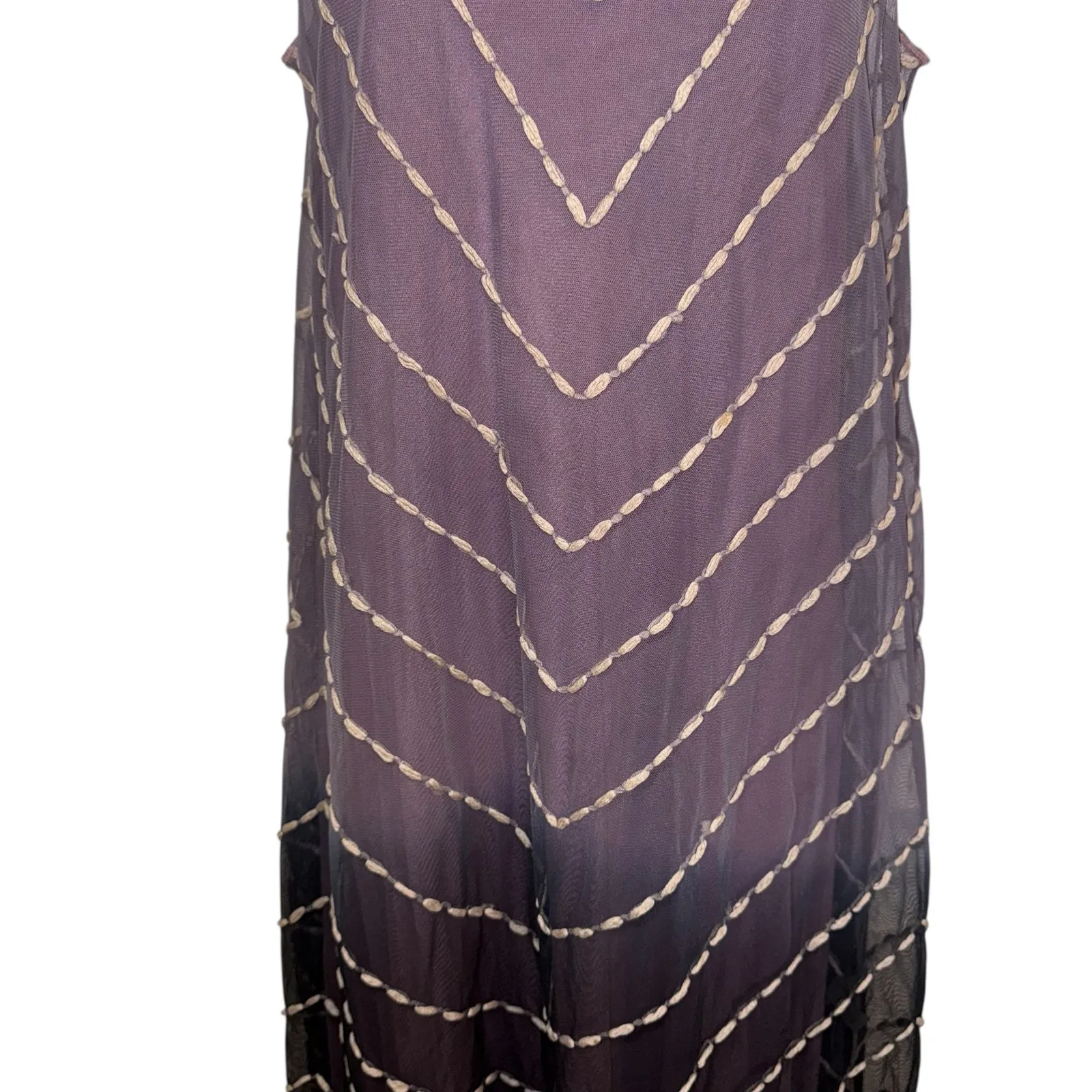 SOFT SURROUNDINGS La Jolla Mesh Ombre Shift Dress Lined EUC Size Small - Image 4