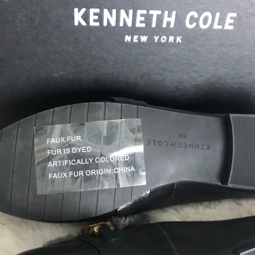 HP🎉 Kenneth Cole Faux Fur Shoes “Wilda” Size 6 M - Image 8