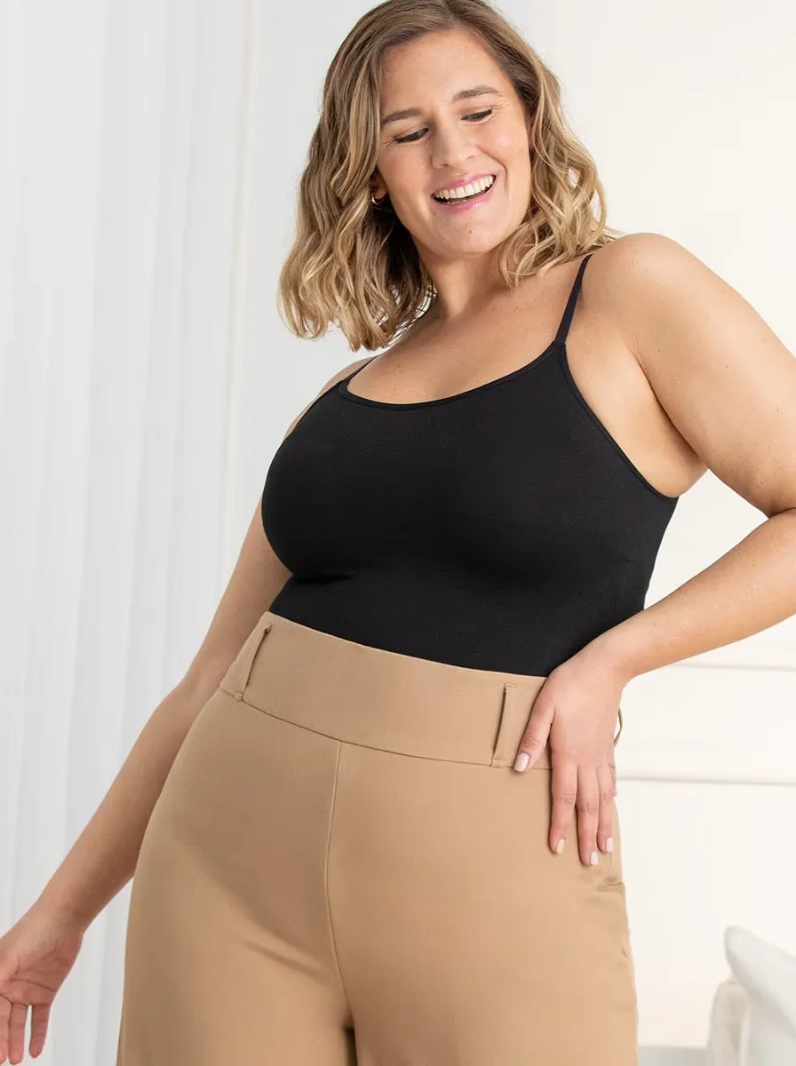 Shapermint Essentials All Day Every Day Scoop Neck Cami Top Womens 3XL Black Size undefined - Image 1