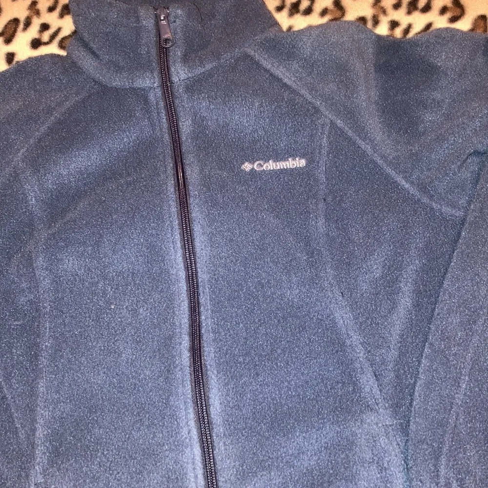 GUC COLUMBIA Jacket Women’s Benton Springs™ Full Zip Fleece Jacket Navy Size S - Image 2