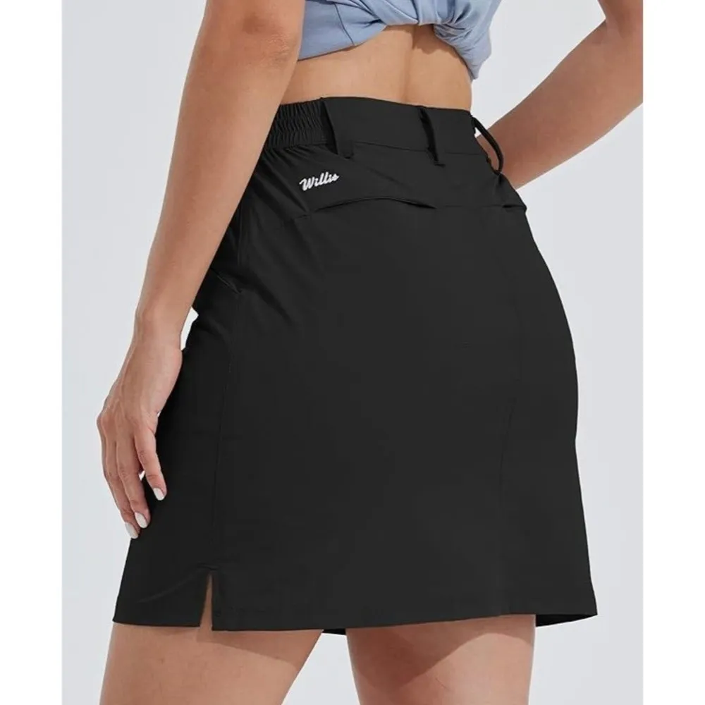 Willit UPF 50+ Quick Dry Skort Size XXL Black New With Tags - Image 3