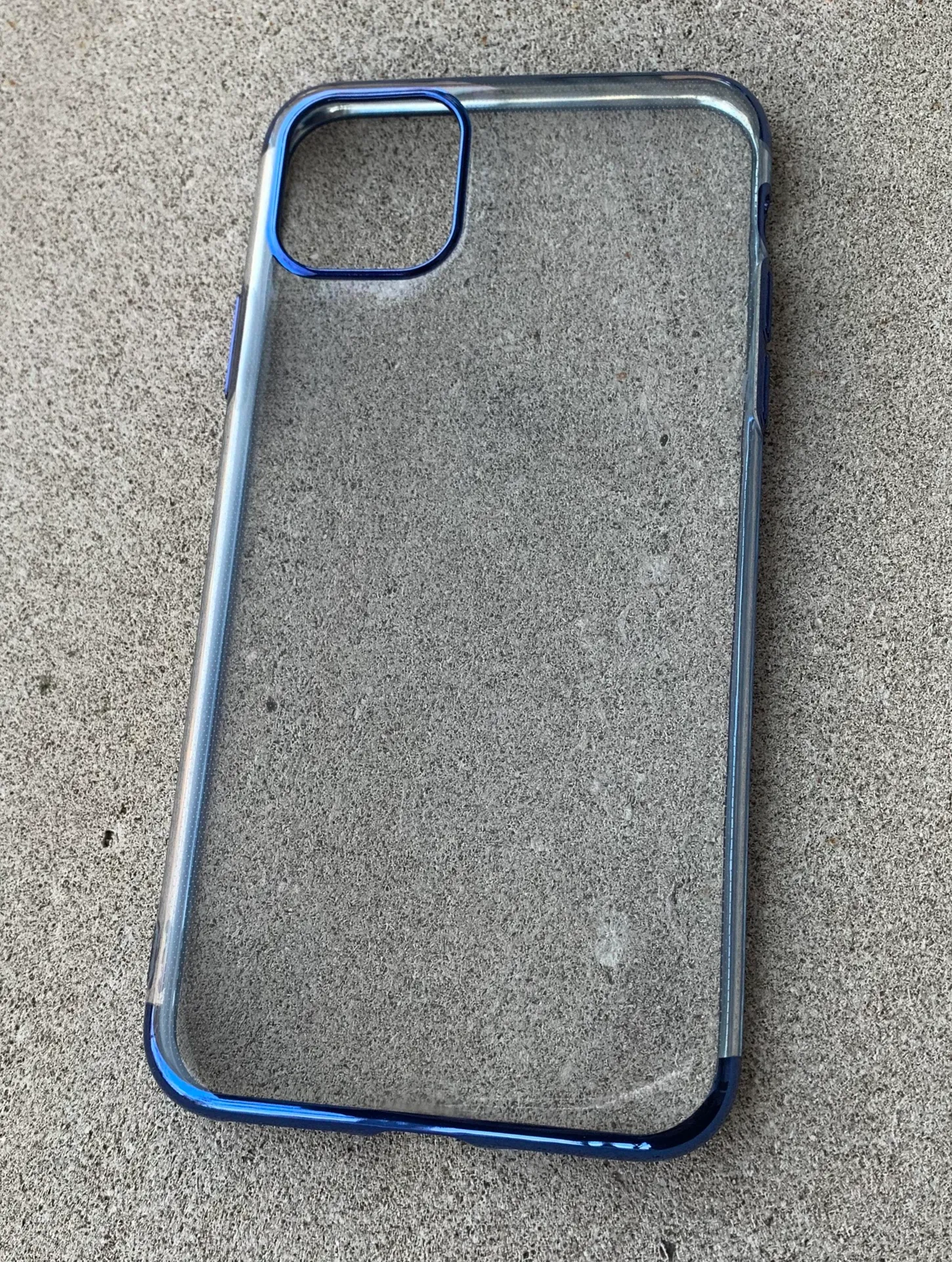 iPhone 11 Pro Max Fashion Air Bumper Anti-drop Case Blue - Image 3