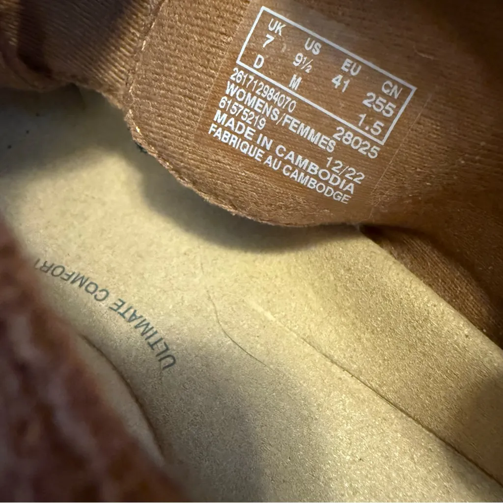 Clarks Terracotta Woven Sandals - Image 4