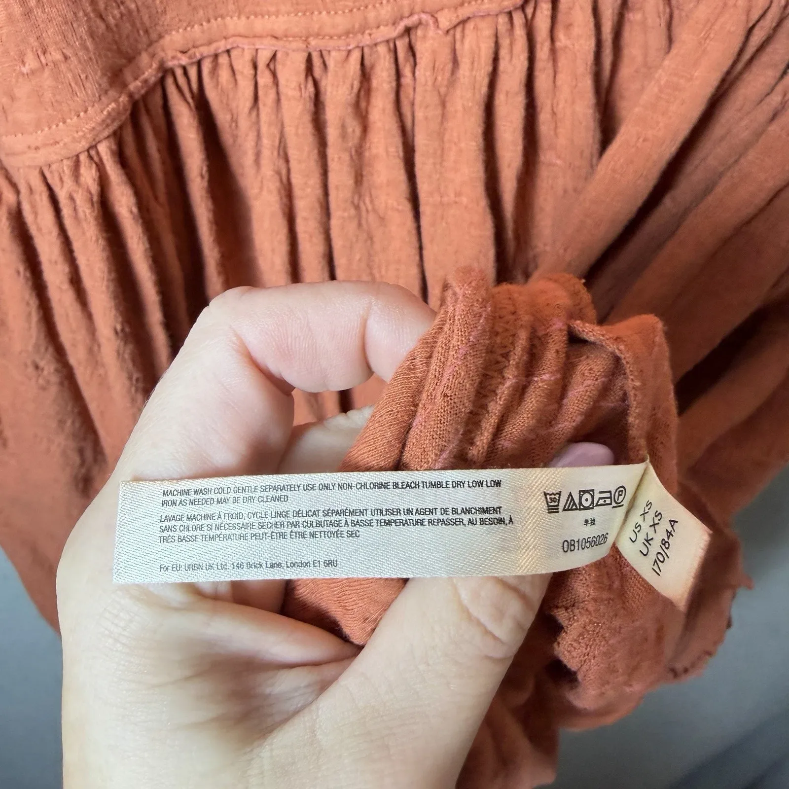 Free People Beach Get Obsessed Babydoll Tunic Dress Balloon Sleeve Size XS - Image 9