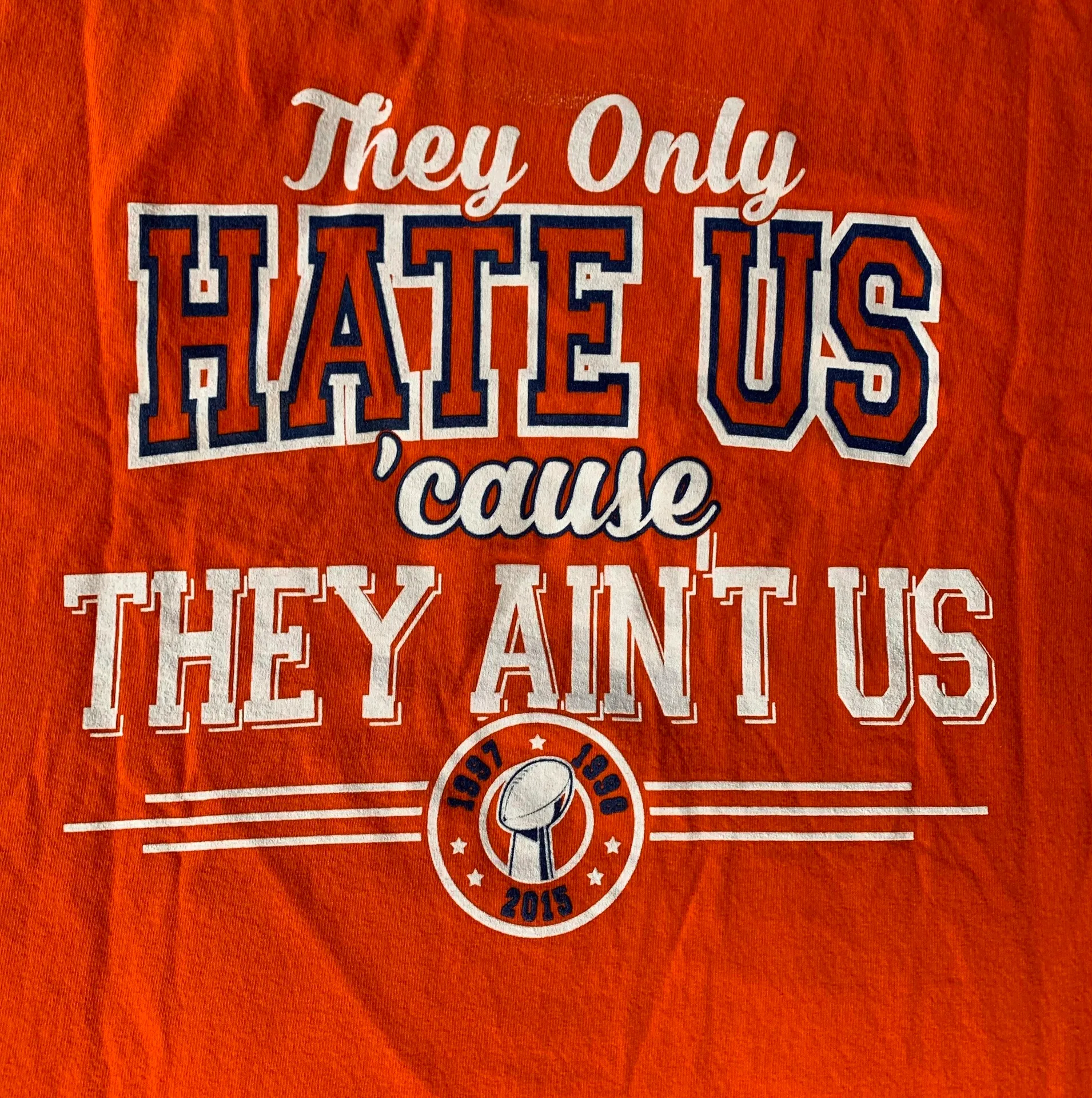 NFL Denver Broncos Super Bowl Champions Orange T-shirt  - Image 4