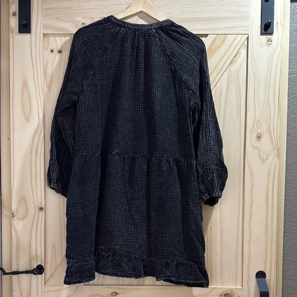 Lacausa - Black Textured Women's Dress with Pockets - XS - Image 7