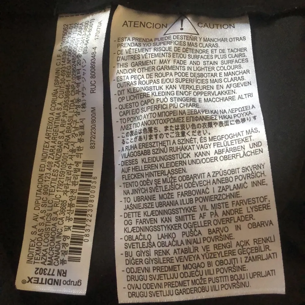 Zara Black Faux Suede Shorts Skort Tortoiseshell Buckle Side Zip Womens Medium - Image 11