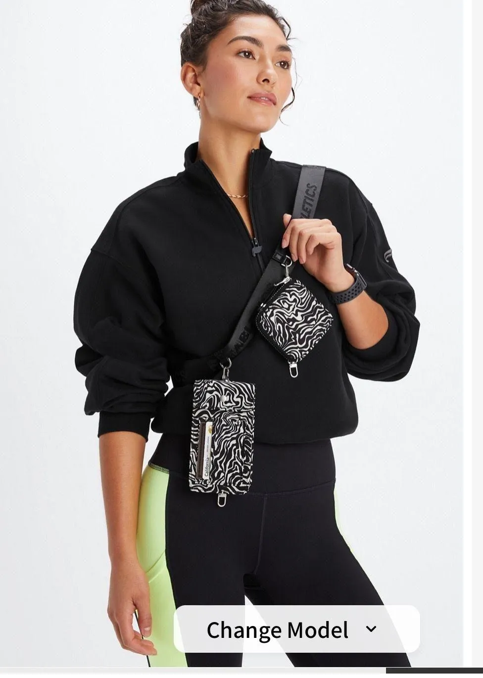 Black  Modular Crossbody Clip - Image 2