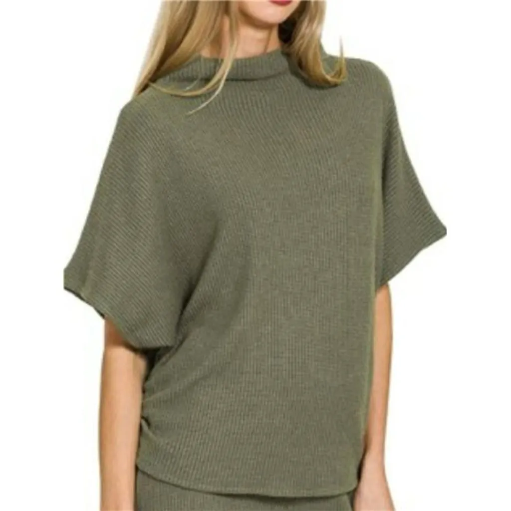 ✨NWT Zenana Mock Neck Top and Pants Sweater‎ Set - Image 3