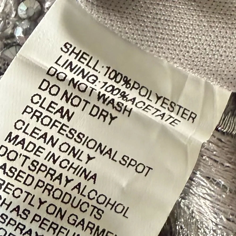 Mac Duggal Sleeveless High Neck Embroidered Gown Charcoal 20484 Women’s Sz 16 - Image 9